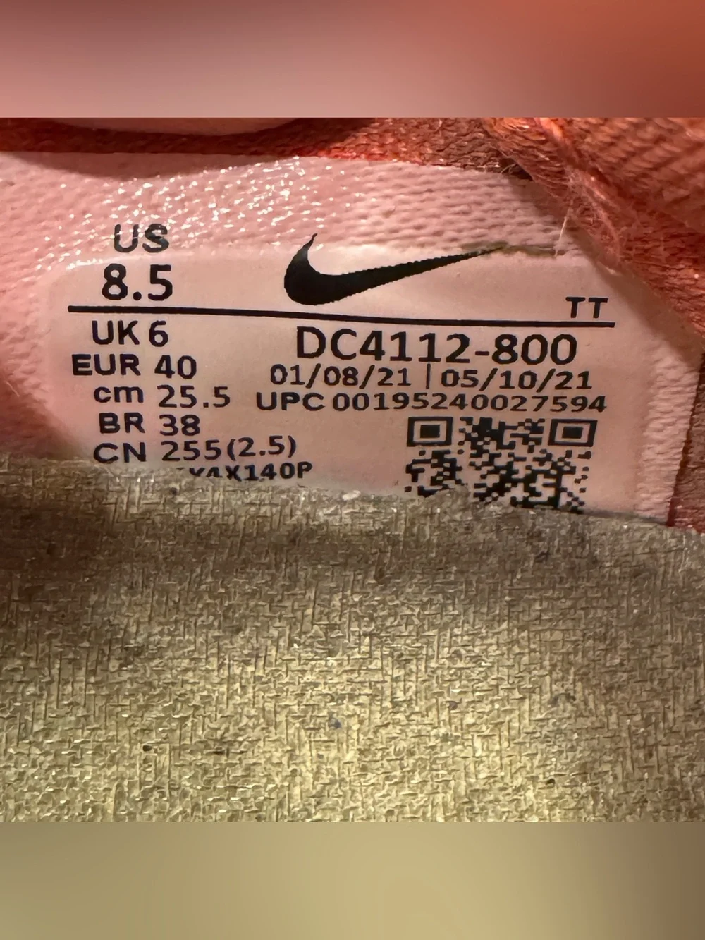 Nike Air VaporMax 2021 Flyknit in 'Magic Ember' Shoes DC4112-800 Women’s Sz 8.5 - Picture 11 of 11